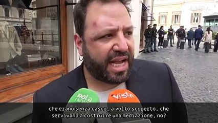 Decreto sicurezza, Blasi racconta l'aggressione subita ieri a Roma