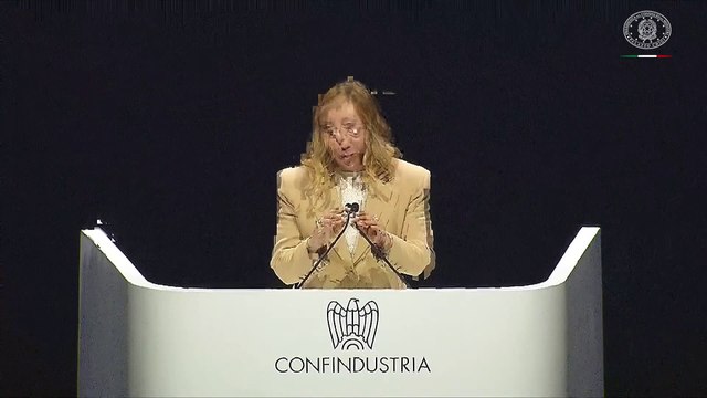 Bologna - Il Presidente Meloni all'Assemblea di Confindustria (27.05.25)
