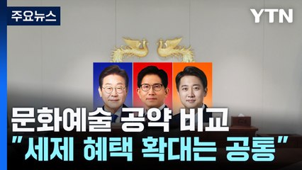 같은 듯 다른 문화예술 공약...“세제 혜택 확대는 공통” / YTN