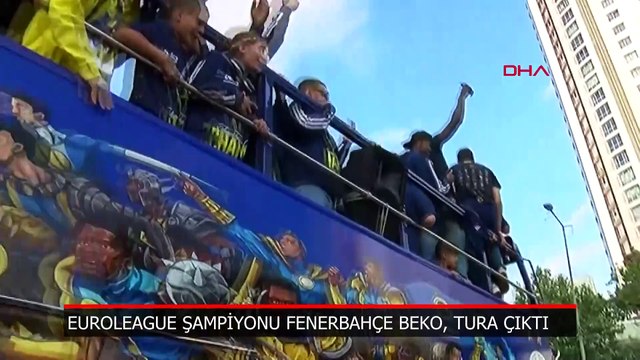 Fenerbahçe Beko Avrupa coşkusunu Bağdat Caddesi'ne taşıdı