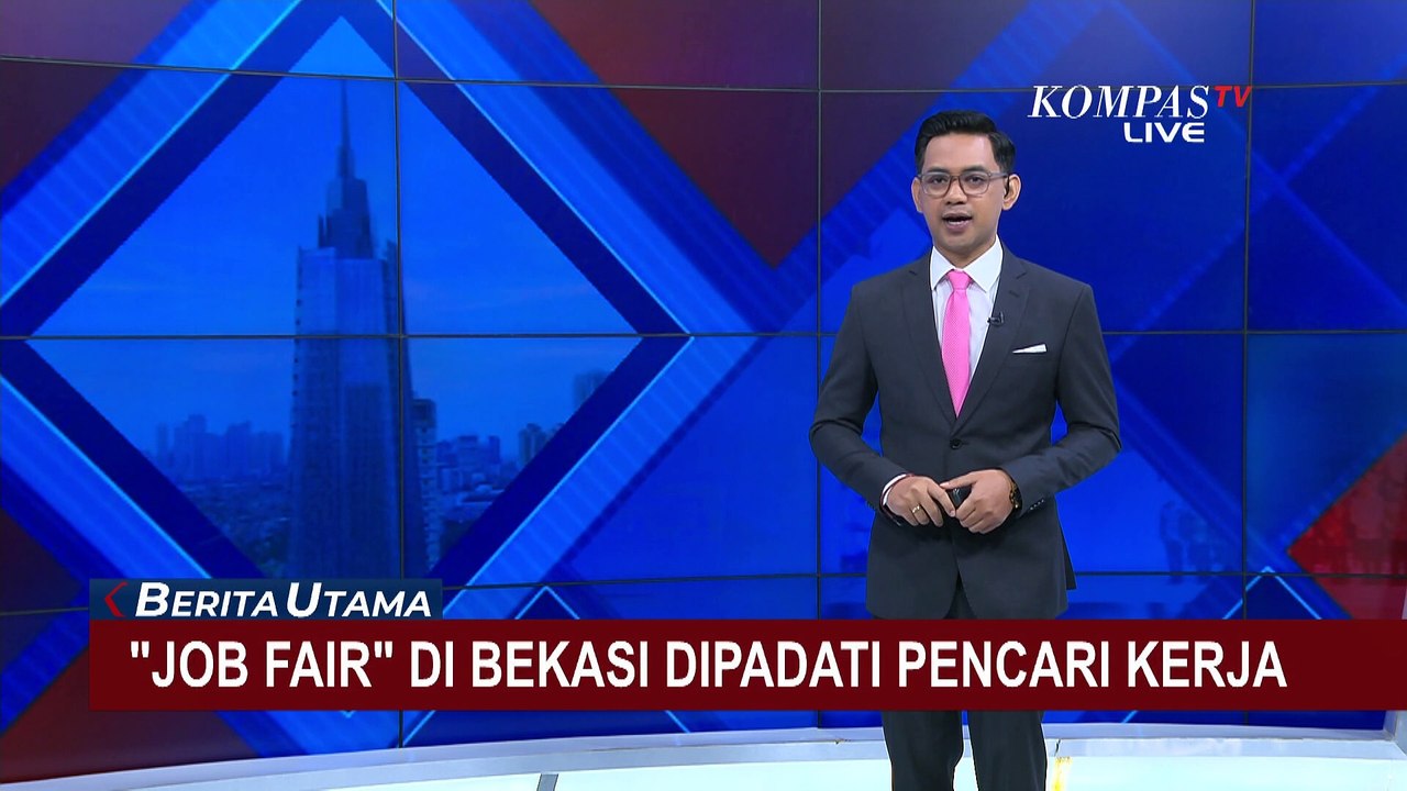 Job Fair di Bekasi Chaos: Sejumlah Pencari Kerja Pingsan Hingga Adu Mulut dan Nyaris Adu Jotos