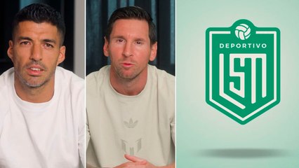 Messi se une al proyecto de Deportivo LSM de Luis Suárez y así lo presumen en redes