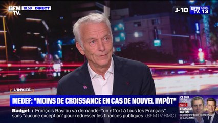 "TVA sociale": Patrick Martin, président du Medef, estime que c'est une "piste intéressante"