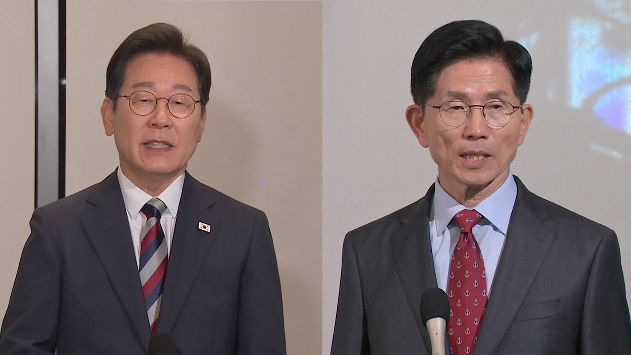 이재명 "내란 단일화 할 것"...김문수 "뭉쳐야 이긴다" / YTN