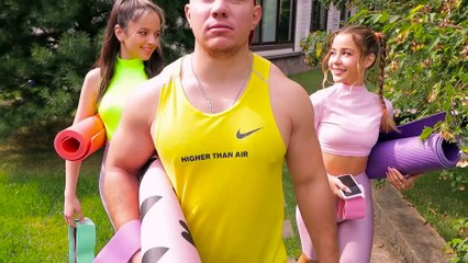 FIRST KISS at school! 💋 Are Kamil and Milana in love? Hulk is the strongest trainer | Episode 7
