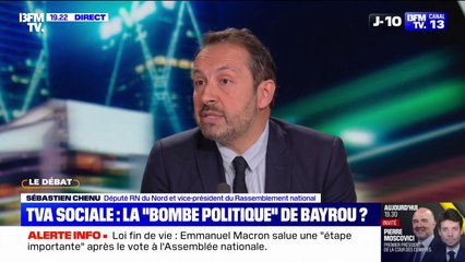 "TVA sociale": Sébastien Chenu (RN) affirme que la mise en place de cette mesure justifierait une censure