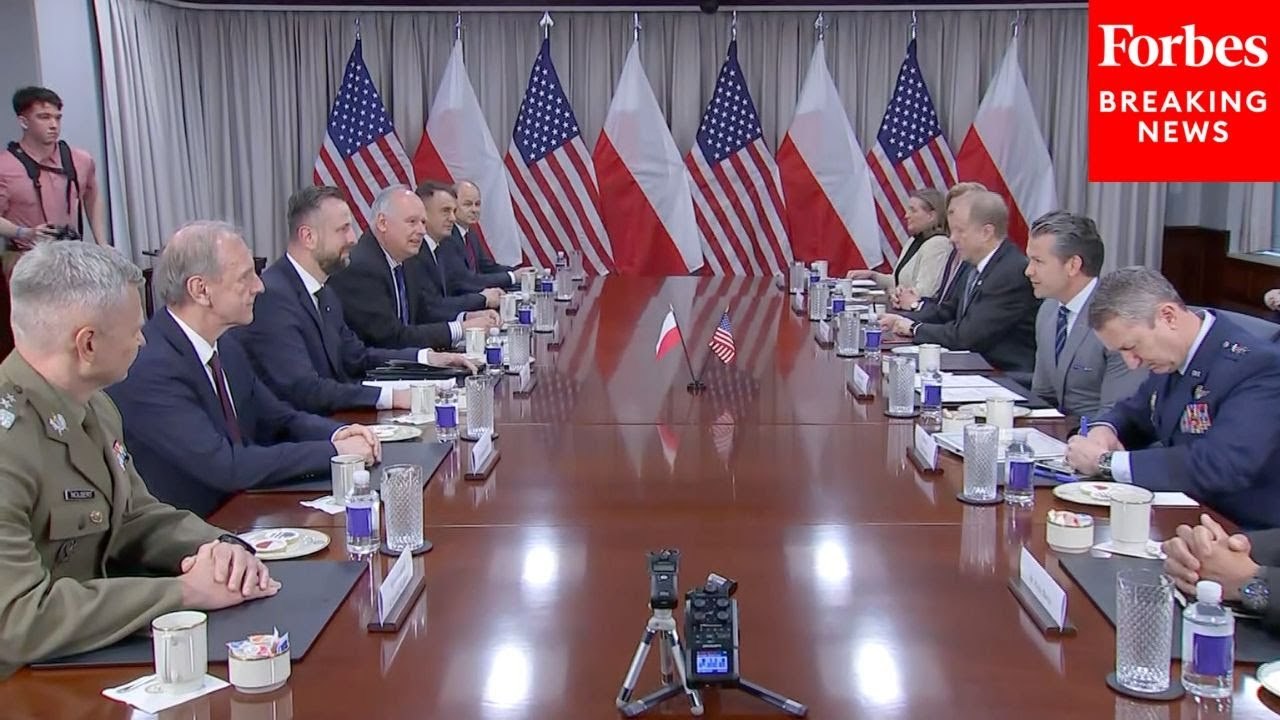 Sec. Pete Hegseth Welcomes Polish Deputy PM Wladyslaw Kosiniak-Kamysz To The Pentagon