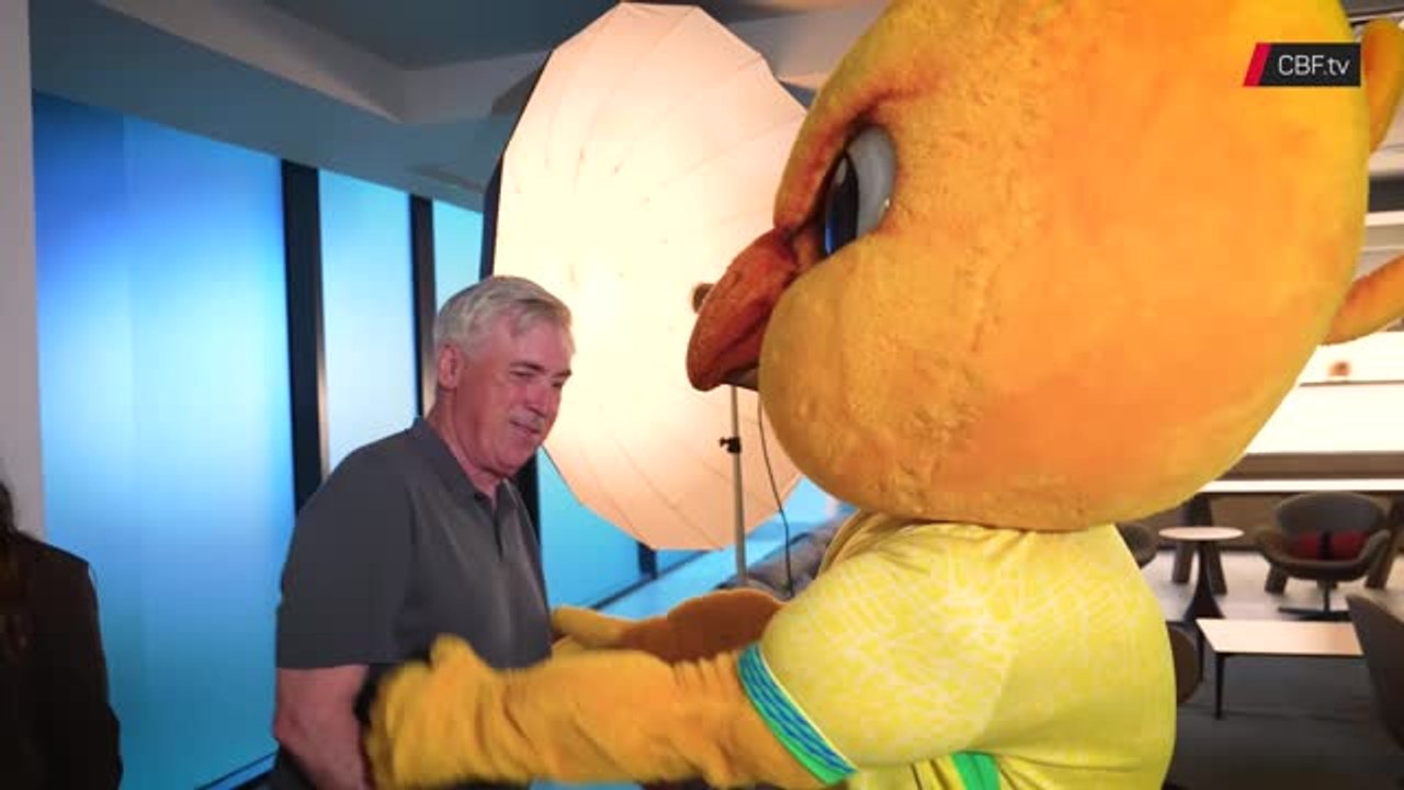 Brésil - Les premières images d'Ancelotti en tant que sélectionneur auriverde