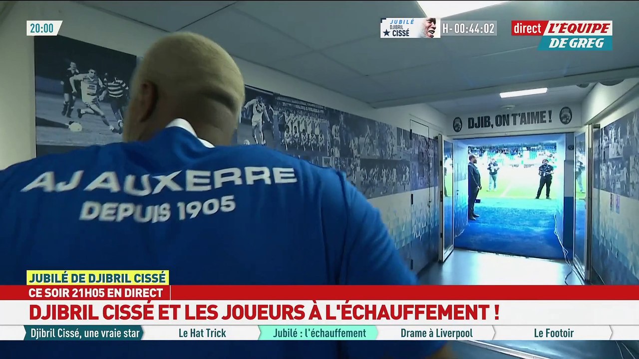 L'ovation de l'Abbé-Deschamps pour Djibril Cissé - Foot - Jubilé Djibril Cissé