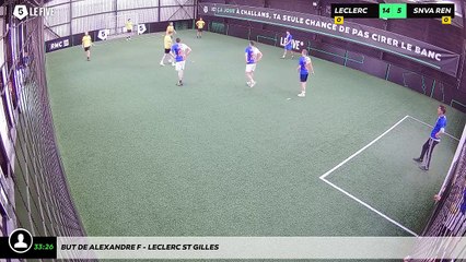 But de Alexandre F - Leclerc St Gilles