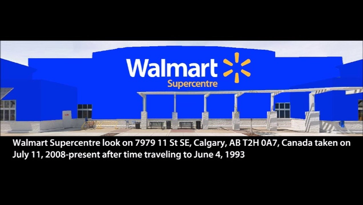 how Walmart Supercentre will look like on 7979 11 St SE, Calgary, AB T2H 0A7, Canada when time travel gets invented