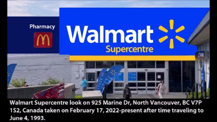 how Walmart Supercentre will look like on 925 Marine Dr, North Vancouver, BC V7P 1S2, Canada when time travel gets invented