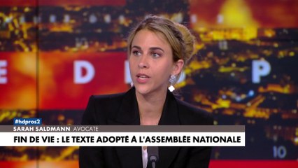 Débat entre Sarah Saldmann et Gilles-William Goldnadel à propos de la loi sur la fin de vie