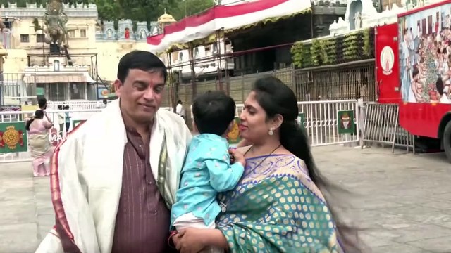 Producer Dil Raju With Family Visuals @ Tirumala | Manastars