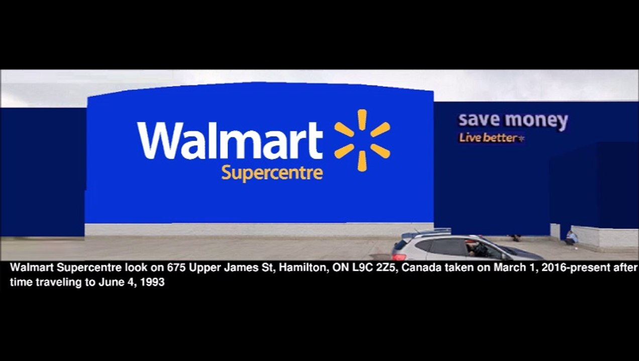 how Walmart Supercentre will look like on 675 Upper James St, Hamilton, ON L9C 2Z5, Canada when time travel gets invented