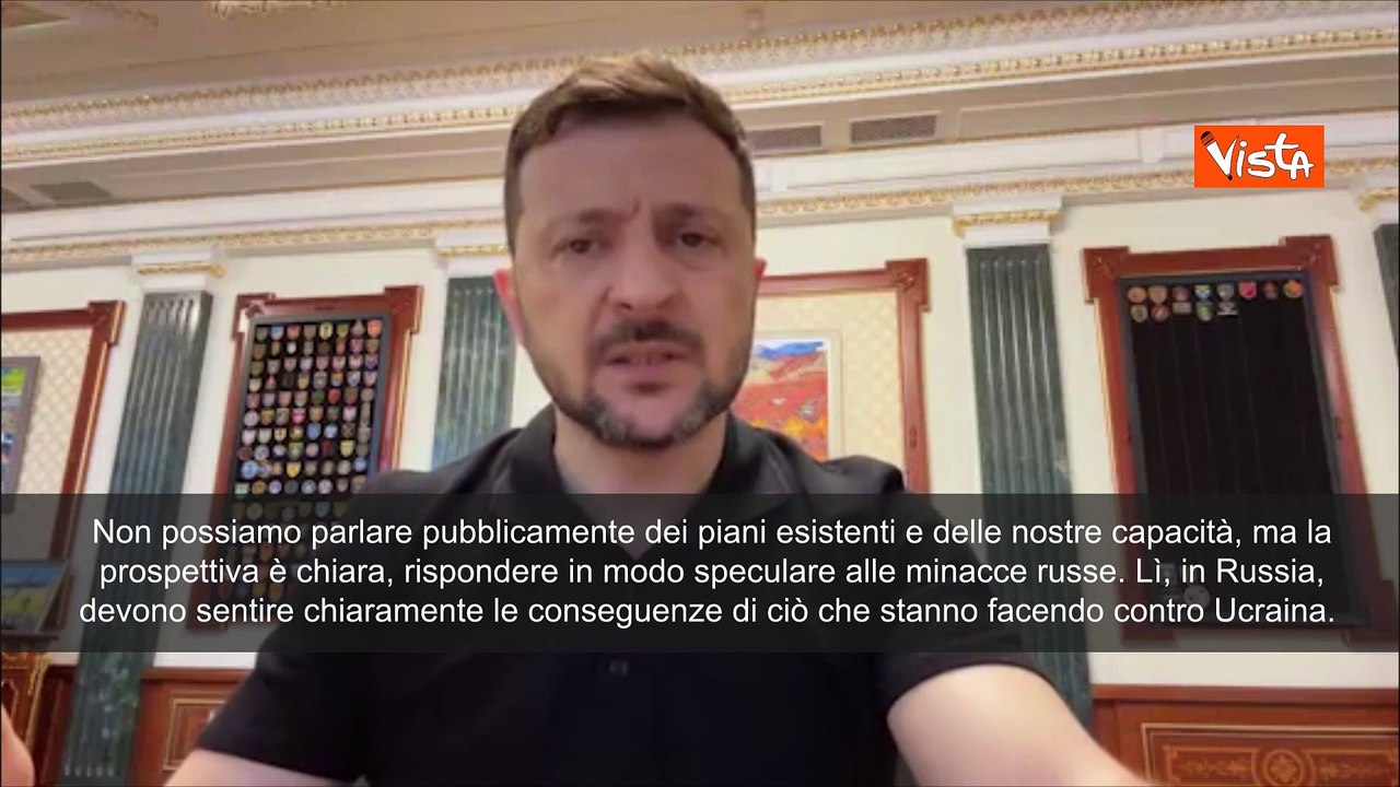 Zelensky: In Russia devono sentire conseguenze di ciò che stanno facendo contro Ucraina