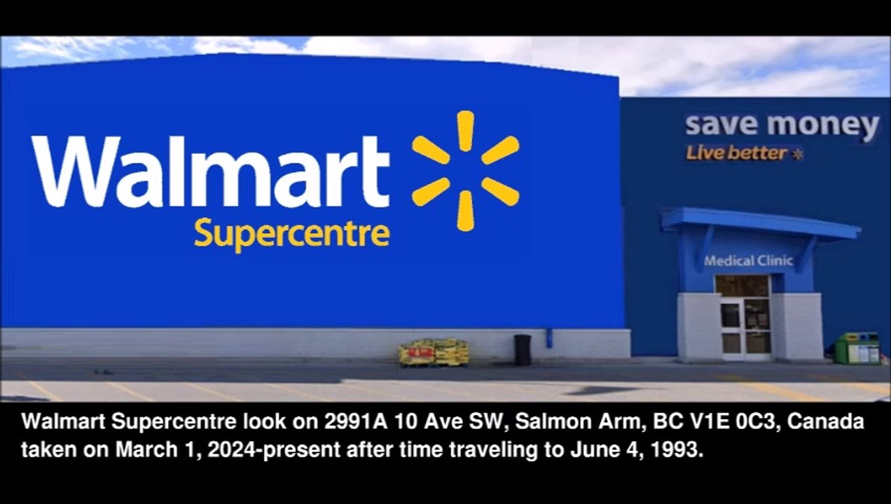 how Walmart Supercentre will look like 2991A 10 Ave SW, Salmon Arm, BC V1E 0C3, Canada when time travel gets invented