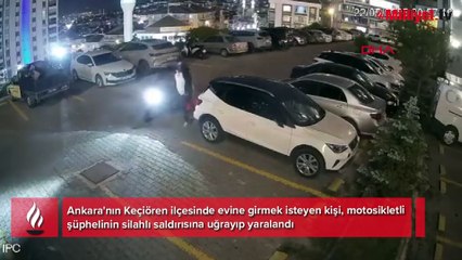 Ankara'da silahlı saldırı! Motorla geldi, defalarca kez ateş etti