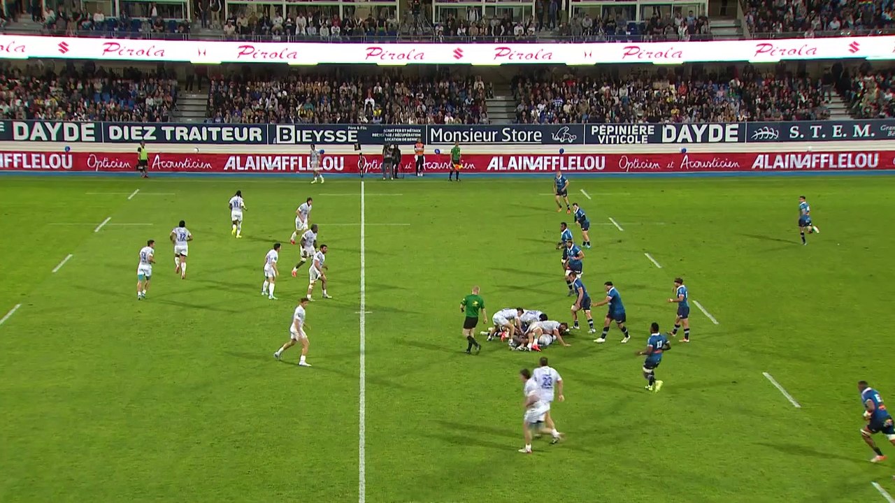TOP 14 - Essai de Etienne FOURCADE (ASM) - Castres Olympique - ASM Clermont