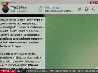 Gobierno nacional emite alerta de viaje para los venezolanos que deseen ir a EE.UU.