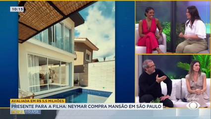 Neymar compra mansão para filha avaliada em R$ 5,5 milhões em SP