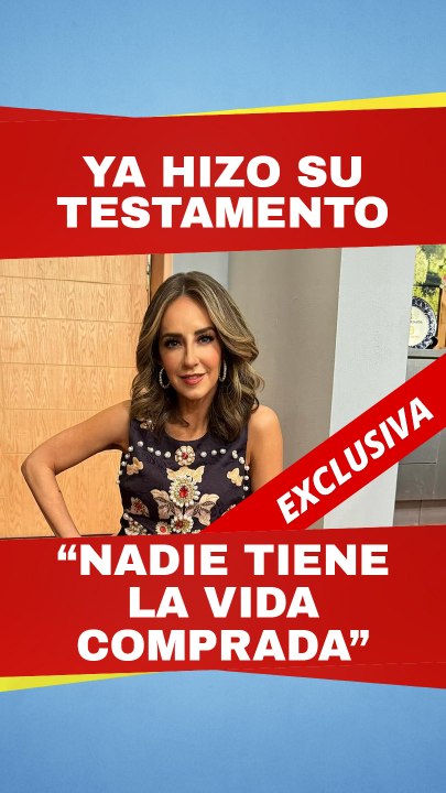 Jimena Pérez 'La Choco' revela que ya hizo su testamento