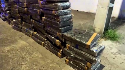 PRF apreende quase duas toneladas de maconha escondidas em carga de papel no Paraná