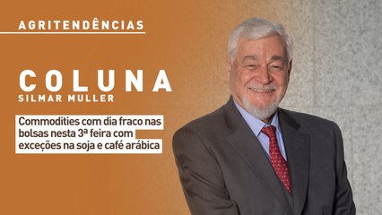 Commodities com dia fraco nas bolsas nesta 3ª feira com exceções na soja e café arábica