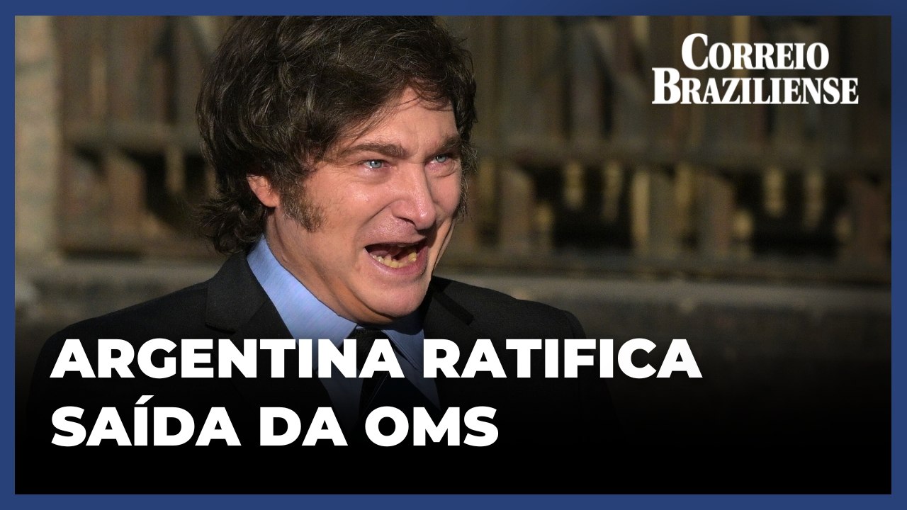 Argentina ratifica saída da OMS e estreita laços com EUA na área de saúde