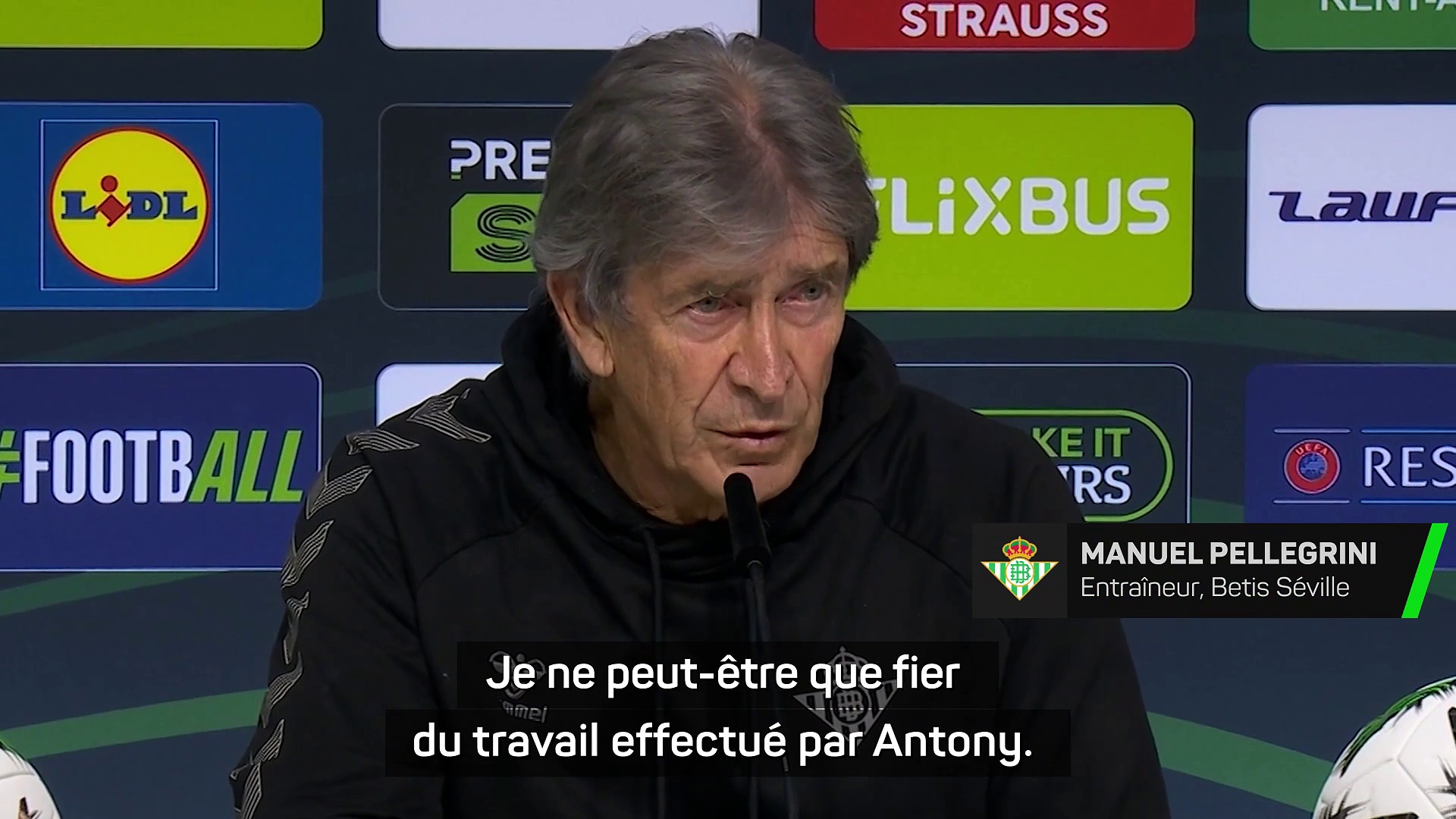 Betis Séville - Pellegrini : "Antony voulait prendre sa revanche"