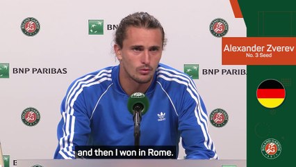 Zverev ready to accept lows as he admits he will never be Djokovic or Nadal