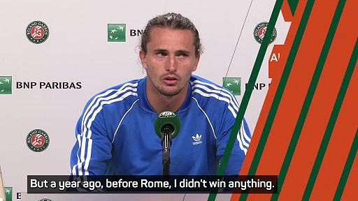 Zverev ready to accept lows as he admits he will never be Djokovic or Nadal