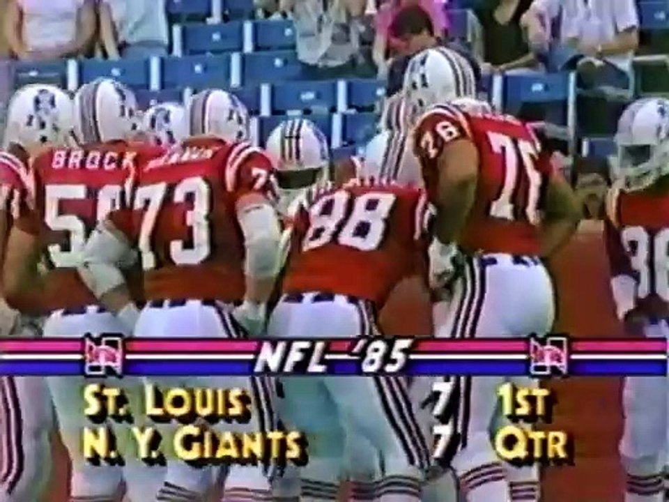New England Patriots at Buffalo Bills - 1.Half ( 1985 Week 03 )