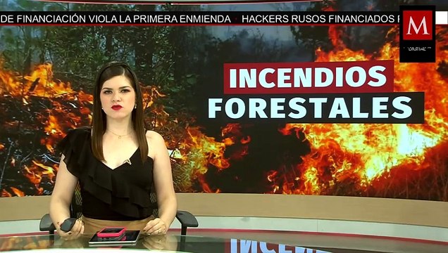 Registran incendios forestales provocados por caída de rayos en Oaxaca