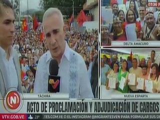 Gobernador Freddy Bernal agradeció al pueblo tachirense por la victoria del 25-M