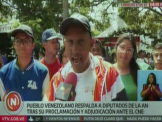 Con multitudinaria marcha caraqueños celebraron la victoria del GPP en los comicios del 25-M