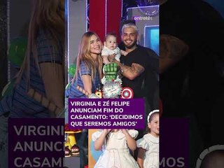 Virginia e Zé Felipe anunciam fim do casamento: ‘Decidimos que seremos amigos’ #shorts
