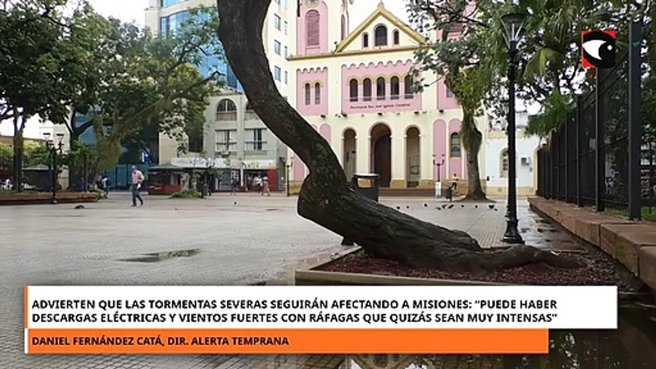 Advierten que las tormentas severas seguirán afectando a Misiones: “Puede haber descargas eléctricas y vientos fuertes con ráfagas que quizás sean muy intensas”