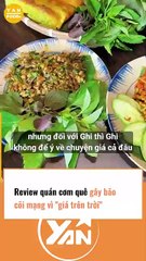 Review quán cơm quê gây bão vì giá quá cao