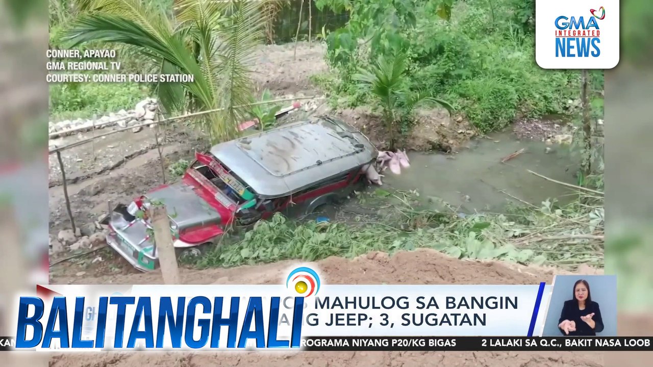 2, patay matapos mahulog sa bangin ang sinasakyang jeep; 3, sugatan | Balitanghali