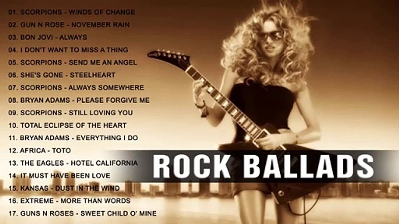Acoustic Rock Ballads _ Best Rock Ballads Of All Time