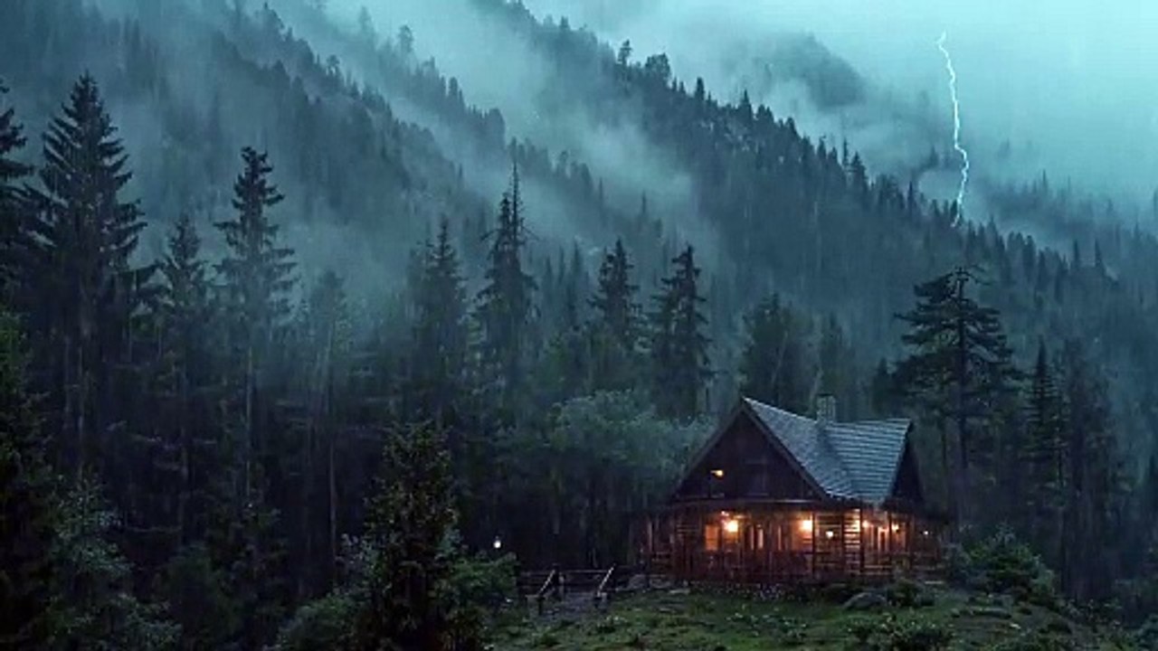 10 Minute Gentle Rain Music for Sleep & Relaxation I Rainfall White Noise I Piano Music