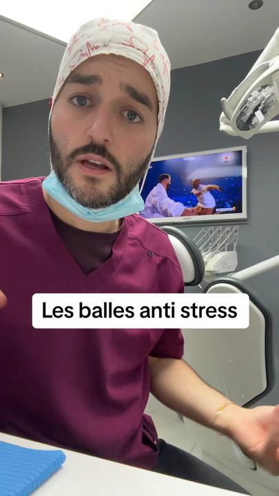 T’as déjà pensé à utiliser des balles anti stress chez ton dentiste ?