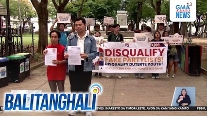 Ilang grupo ng kabataan, nanawagan sa Comelec na alisin ang Duterte Youth sa Party-list system | Balitanghali