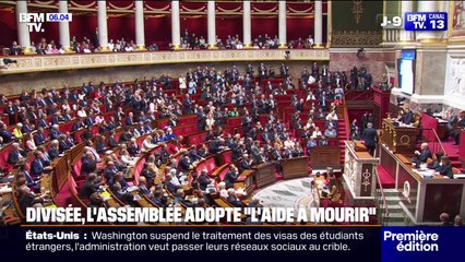 L'Assemblée nationale adopte la loi sur la fin de vie, avec 305 voix pour et 199 voix contre