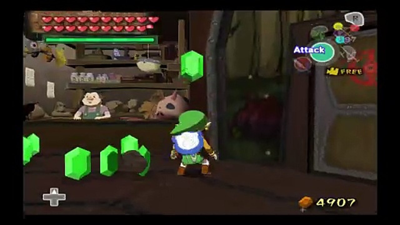 Wind Waker. Disabled the wall to go past here in the Nintendo Gallery Area P2