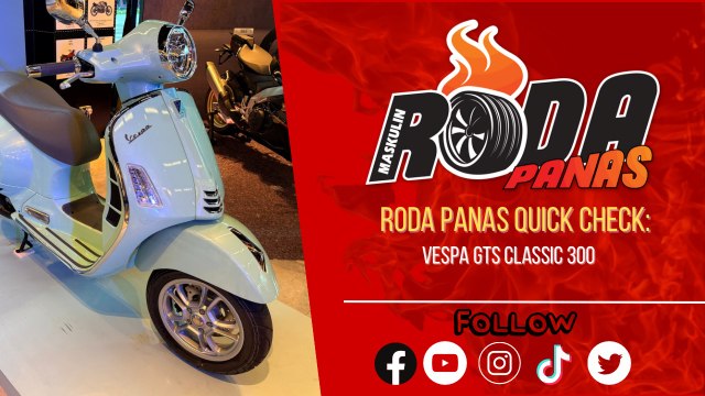 Vespa GTS Classic 300, Roda Panas Quick Check