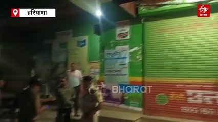 जींद में नकाबपोश बदमाशों ने खटकड़ टोल प्लाजा और दुकान पर की फायरिंग, सीसीटीवी में कैद वारदात