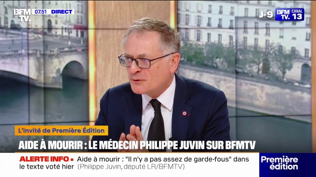 Aide à mourir: Je suis pour une société qui aide les gens à vivre et pas à mourir , explique Philippe Juvin, qui a voté contre le texte