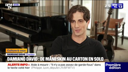 À l'occasion de la sortie de son premier album "Funny Little Fears", le chanteur italien Damiano David se confie